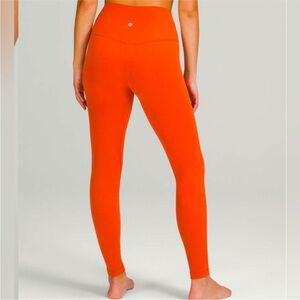 Lululemon align high rise pant 25” orange
